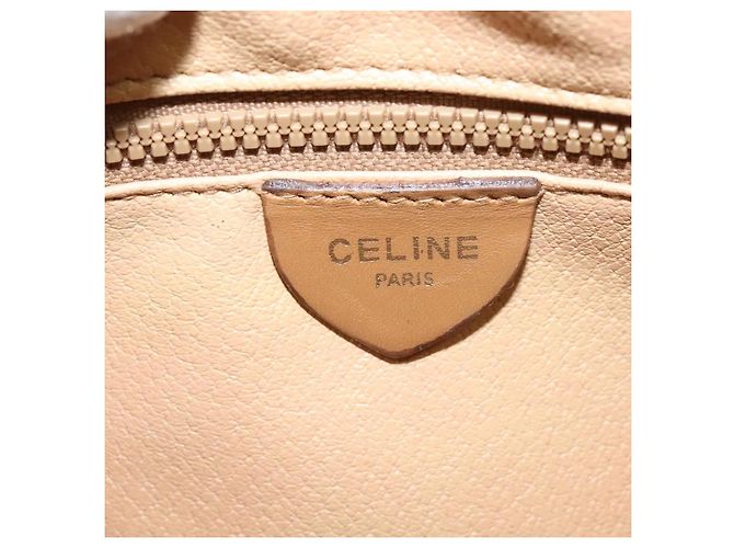 Céline CELINE Macadam Canvas Schultertasche Beige Auth BA958 - Ansicht 15