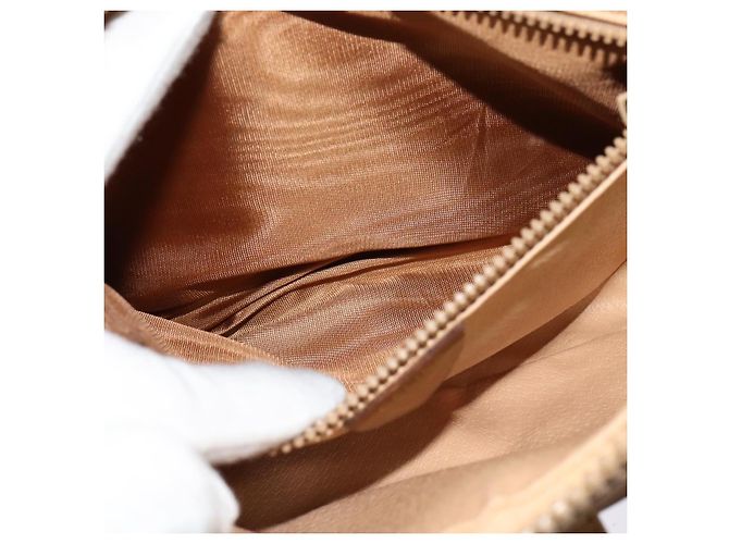 Céline CELINE Macadam Canvas Schultertasche Beige Auth BA958 - Ansicht 22