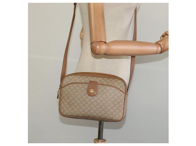 Céline CELINE Macadam Canvas Schultertasche Beige Auth BA958 - Ansicht 25
