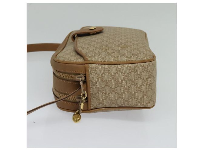 Céline CELINE Macadam Canvas Schultertasche Beige Auth BA958 - Ansicht 4