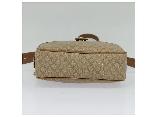 Céline CELINE Macadam Canvas Schultertasche Beige Auth BA958 - Ansicht 9