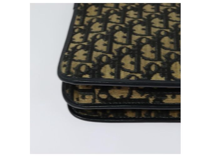 Borsa a spalla in tela Trotter Christian Dior blu navy Auth EC911 - vista 12