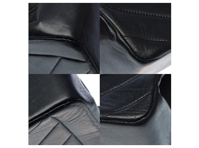 Borsa CHANEL Timeless/Classique in Pelle Nera - 102608 Nero - vista 10