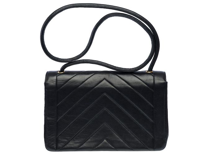 Borsa CHANEL Timeless/Classique in Pelle Nera - 102608 Nero - vista 3