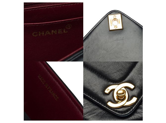 Borsa CHANEL Timeless/Classique in Pelle Nera - 102608 Nero - vista 6