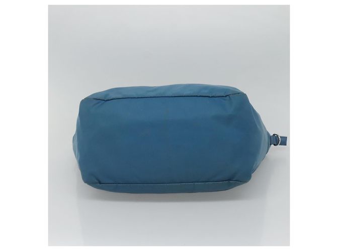 PRADA Borsa a mano in nylon blu Auth MY446 - vista 9