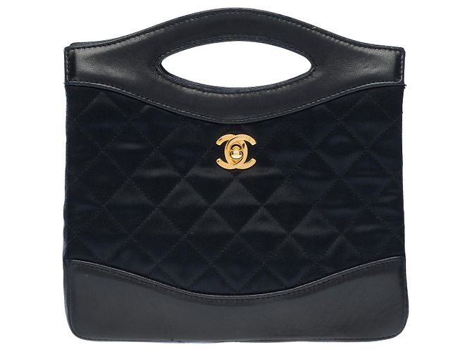 Borsa CHANEL 31 Vintage in Pelle Nera - 102607 Nero - vista 2