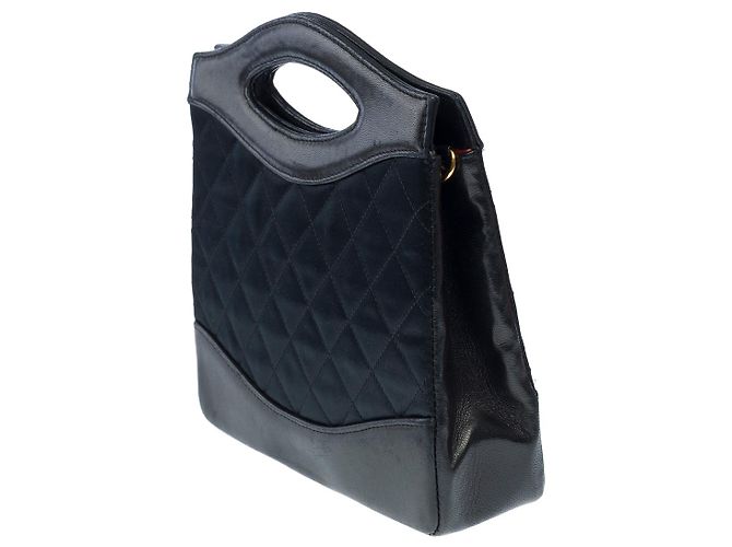 Borsa CHANEL 31 Vintage in Pelle Nera - 102607 Nero - vista 5