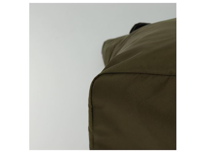 PRADA Borsa a mano in nylon 2 vie khaki Auth ac3713 Cachi - vista 10