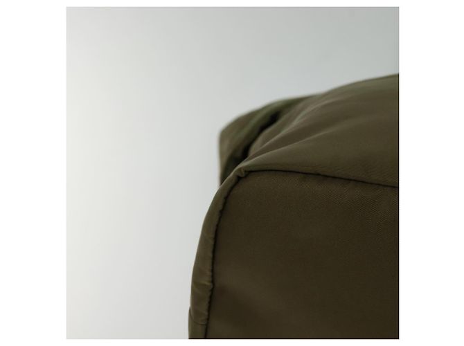 PRADA Borsa a mano in nylon 2 vie khaki Auth ac3713 Cachi - vista 12