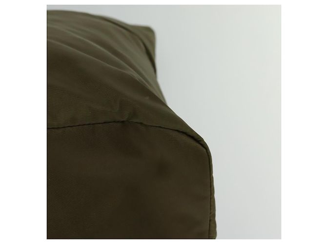 PRADA Borsa a mano in nylon 2 vie khaki Auth ac3713 Cachi - vista 13
