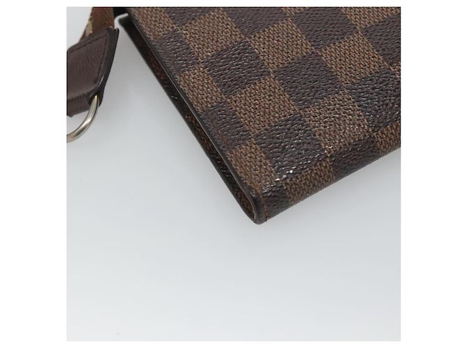 LOUIS VUITTON Pochette Marais Damier Ebene LV Auth BA953 - vista 16