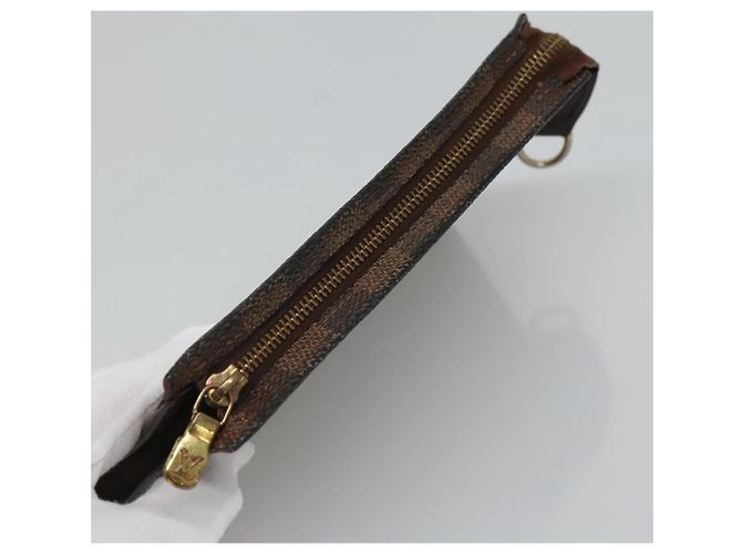 LOUIS VUITTON Pochette Marais Damier Ebene LV Auth BA953 - vista 5