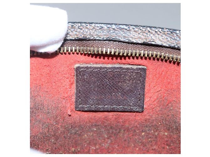 LOUIS VUITTON Pochette Marais Damier Ebene LV Auth BA953 - vista 9