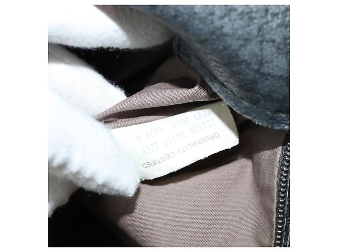 Autre Marque BOTTEGA VENETA Bolsa Tote de Couro Cinza 222336 Auth fm4480 Marrom - vista 12