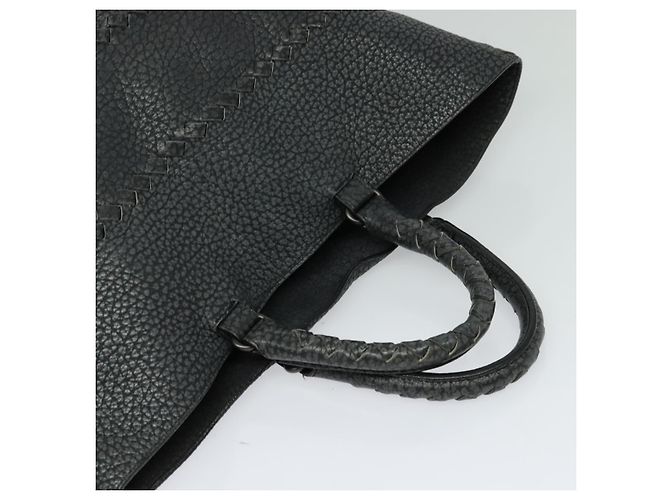 Autre Marque BOTTEGA VENETA Bolsa Tote de Couro Cinza 222336 Auth fm4480 Marrom - vista 6