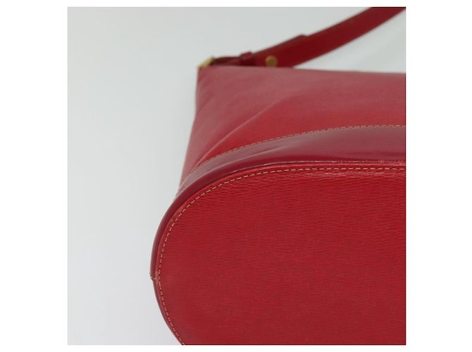 Autre Marque Borsa a spalla Burberrys in pelle rossa e oro Auth BA1011 Rosso D'oro - vista 10