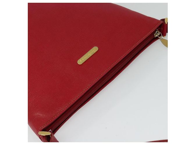 Autre Marque Borsa a spalla Burberrys in pelle rossa e oro Auth BA1011 Rosso D'oro - vista 6