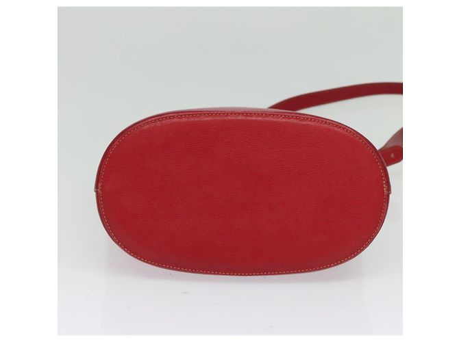Autre Marque Borsa a spalla Burberrys in pelle rossa e oro Auth BA1011 Rosso D'oro - vista 9