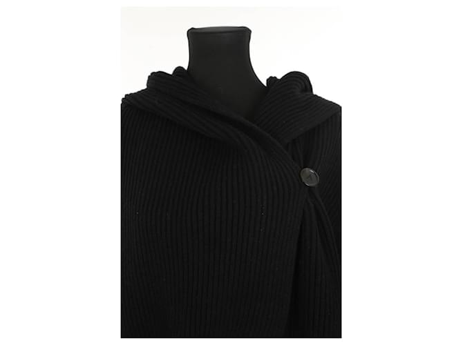 Alaïa Schwarzer Wollcardigan - Ansicht 2