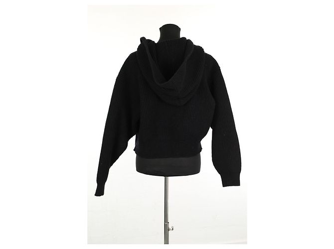 Alaïa Schwarzer Wollcardigan - Ansicht 4
