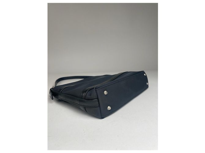 Vintage Courreges Leder Tasche Schwarz - Ansicht 4