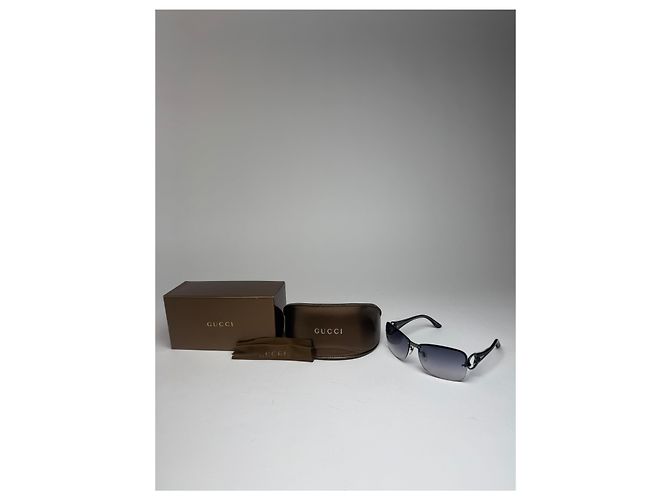 Dior Occhiali da sole vintage Gucci Nero/Antracite - vista 10