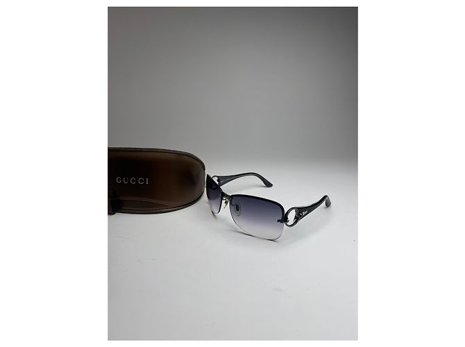 Dior Occhiali da sole vintage Gucci Nero/Antracite - vista 2