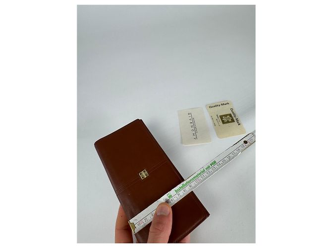 Vintage Givenchy Leather card holder / ID Holder Brown - view 9
