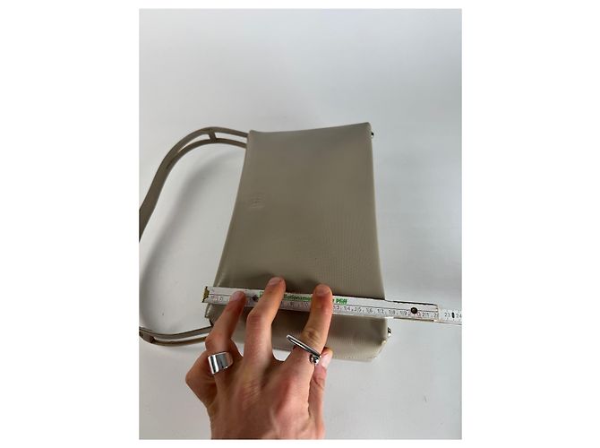 Bolso de cuero patentado 4G vintage de Givenchy gris marrón - vista 11