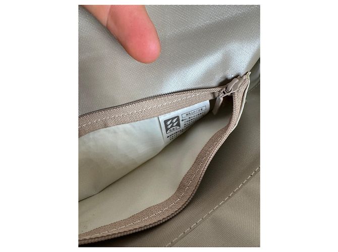 Bolso de cuero patentado 4G vintage de Givenchy gris marrón - vista 3