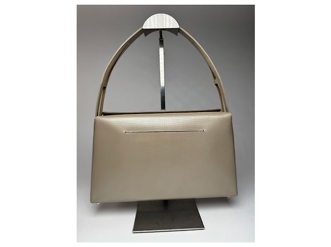 Bolso de cuero patentado 4G vintage de Givenchy gris marrón - vista 9
