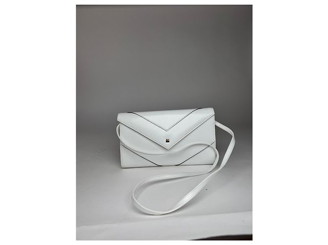 Vintage Givenchy 4G Leder Tasche Weiß - Ansicht 14