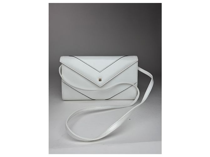 Vintage Givenchy 4G Leder Tasche Weiß - Ansicht 6