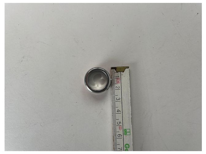 Anello in acciaio vintage Dolce & Gabbana argento/arancione unisex - vista 8