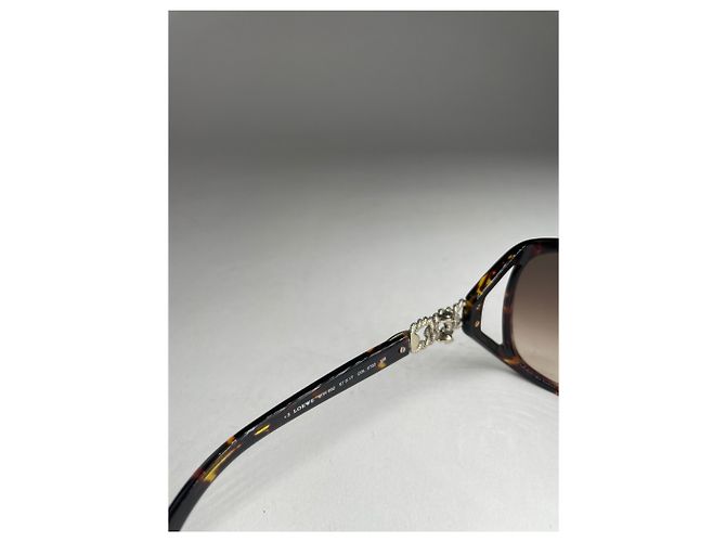 Vintage Loewe Madrid übergroße Sonnenbrille braun - Ansicht 13