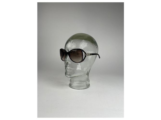 Vintage Loewe Madrid übergroße Sonnenbrille braun - Ansicht 5