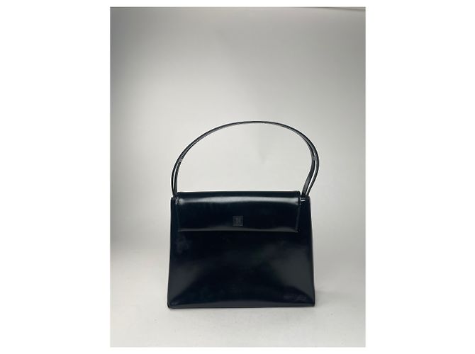 Vintage Givenchy 4G Handtasche aus Lackleder schwarz - Ansicht 6
