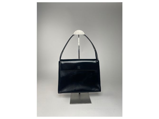 Vintage Givenchy 4G Handtasche aus Lackleder schwarz - Ansicht 9