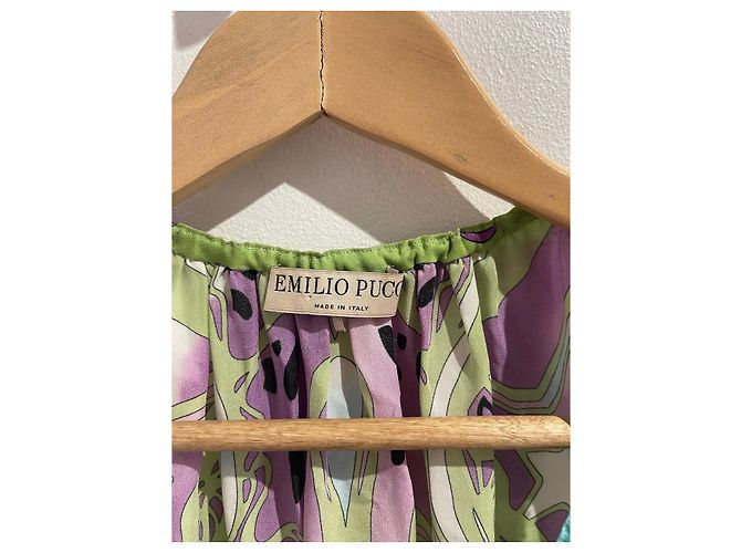 EMILIO PUCCI Tops T.International S Seda Multicolor - vista 3