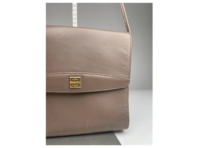 Vintage Givenchy 4G Leder Tasche Braun - Ansicht 10