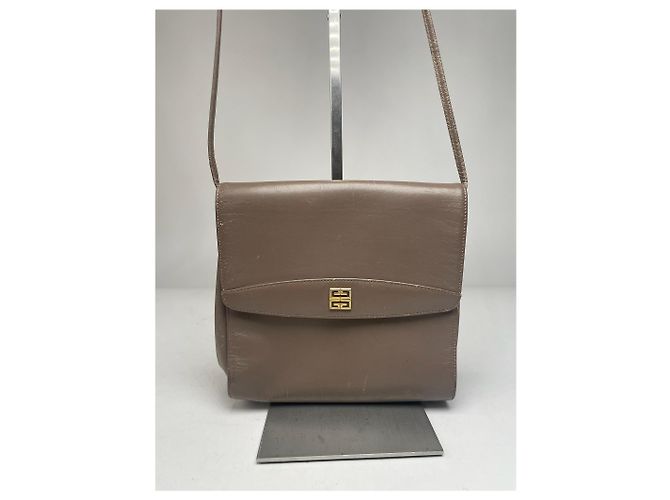 Vintage Givenchy 4G Leder Tasche Braun - Ansicht 12