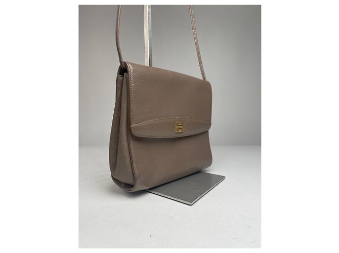 Vintage Givenchy 4G Leder Tasche Braun - Ansicht 9
