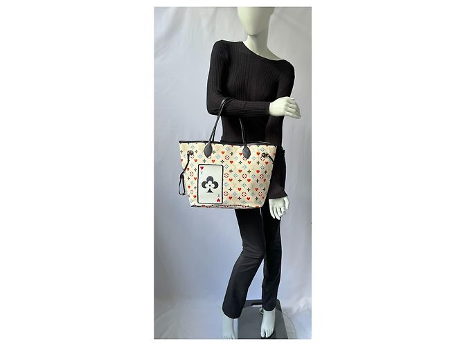 Louis Vuitton Neverfull "MM Game On". Edición Limitada. Blanco - vista 6
