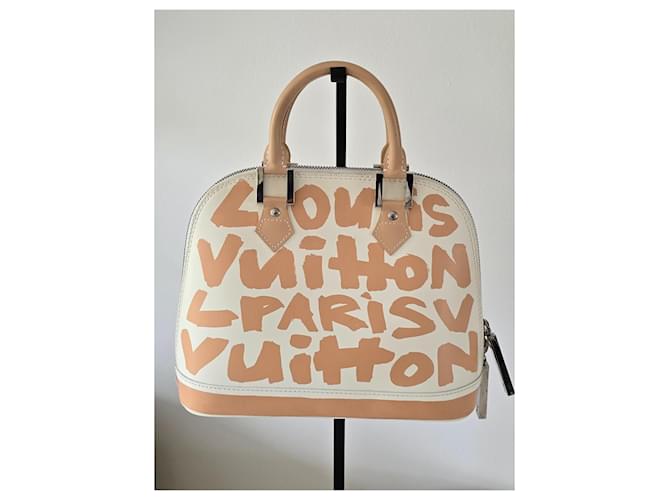 Louis Vuitton Alma Graffiti Beige - vista 3