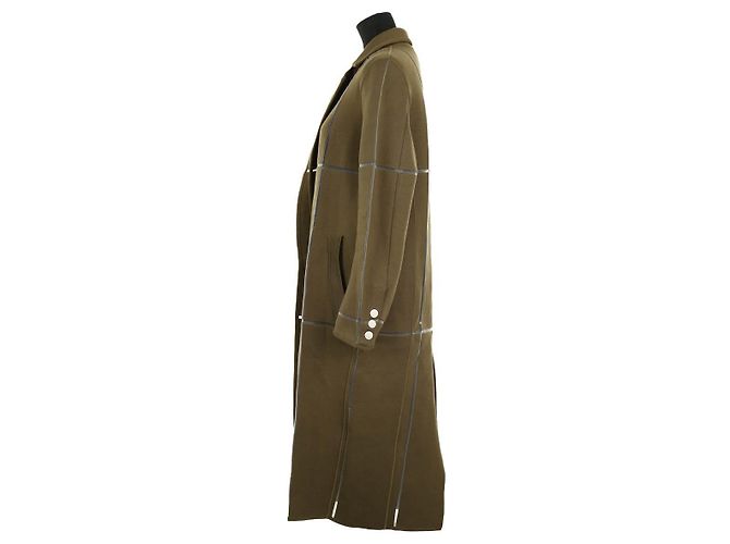 Courreges Cappotto kaki Cachi - vista 3