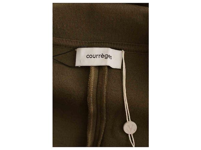 Courreges Cappotto kaki Cachi - vista 5