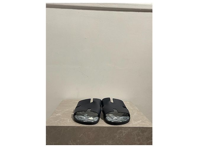 Hermès Sandali HERMES T.EU 44.5 Pelle Blu - vista 3