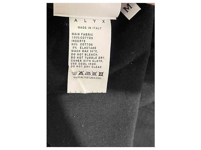 Autre Marque ALYX Tops T.International M Algodón Negro - vista 7