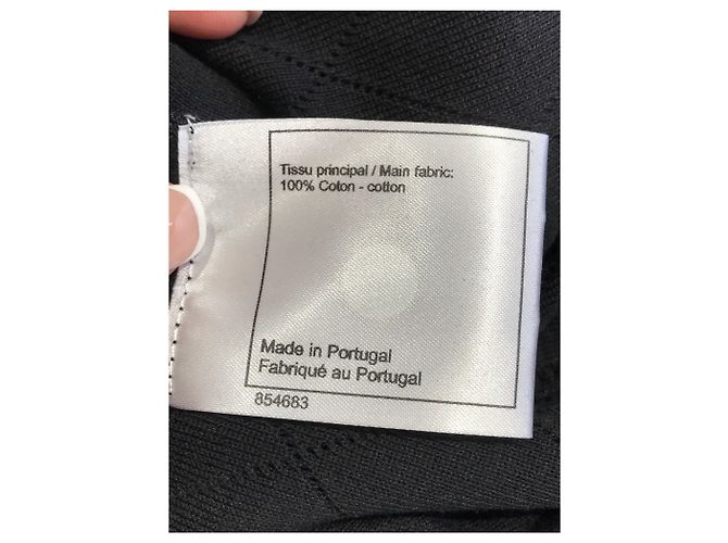 CHANEL Strickwaren T.International S Baumwolle Schwarz - Ansicht 4
